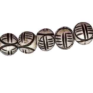 bone beads B16 10MM